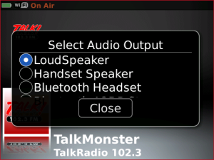 TalkMonster for blackberry