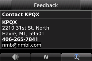 KPQX Radio for blackberry