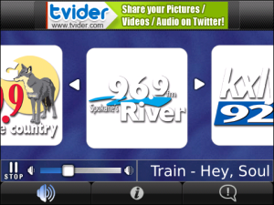 Spokane Radio for blackberry