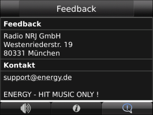 ENERGY.DE 2.0 for blackberry