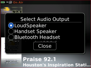 Praise 92.1 for blackberry