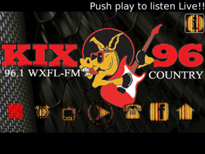 Kix 96 WXFL FM Country Radio