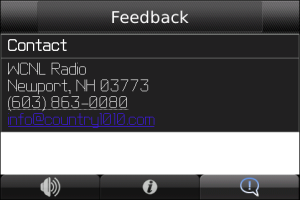 WCNL Radio for blackberry