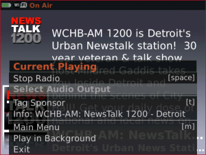WCHB-AM NewsTalk 1200 Detroit for blackberry