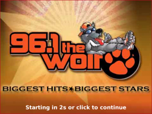 96.1 The Wolf WKWS for blackberry