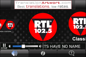 RTL Radio Italy for blackberry