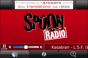 Spoon Radio for blackberry