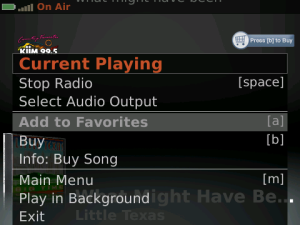 KiiM-FM 99.5 for blackberry