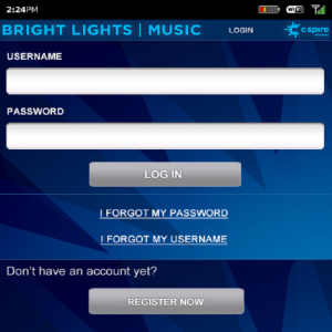 Bright Lights: Music for blackberry