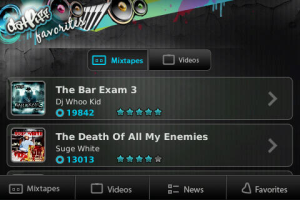 DatPiff Mobile for blackberry