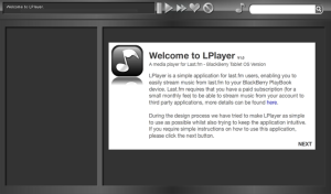 LPlayer for blackberry