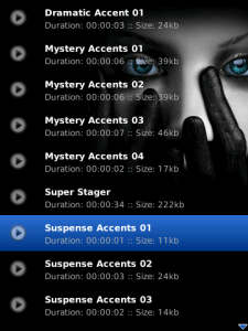 Ringing Pro Ringtones Mystery Collection for blackberry