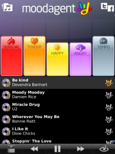 Moodagent Premium for blackberry