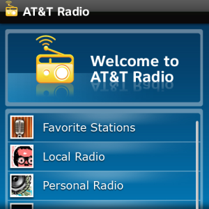 ATT Radio for blackberry