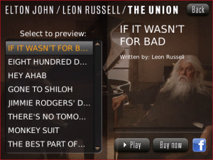 Elton John and Leon Russell for blackberry