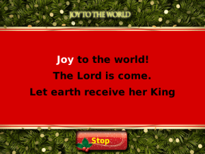 Xmas Carol: Joy to the World for blackberry