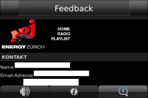 ENERGY RADIO for blackberry