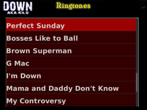 DOWN AKA KILO for blackberry