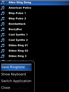Ringtones Ringing Edition for blackberry