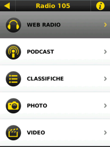 Radio 105 for blackberry