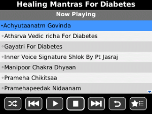 Healing Mantras For Diabetes for blackberry