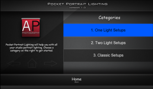 Pocket Portrait Lighting for BlackBerry PlayBook for blackberry Screenshot