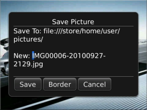 imgLite - Rotate and Resize and Crop pictures in the Media and Files and Camera Applications for blackberry Screenshot