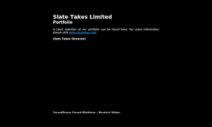 Slate Takes Portfolio for blackberry Screenshot