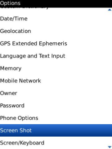 Screen Shot for blackberry Screenshot