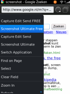 Screenshot Ultimate Free for blackberry Screenshot