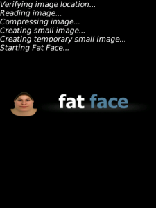 Fat Face for blackberry Screenshot