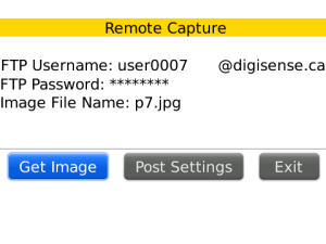 RemoteCapture for blackberry Screenshot