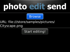 Photo Edit and Send