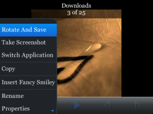 A+ Rotate And Save Pictures on your BlackBerry! for blackberry Screenshot