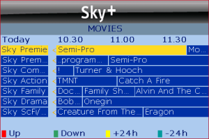 Sky mobile for blackberry Screenshot