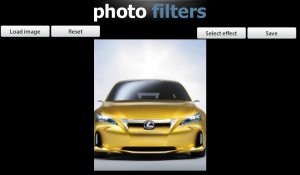 Photo Filters for BlackBerry PlayBook for blackberry Screenshot
