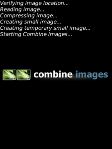 Combine Images for blackberry Screenshot