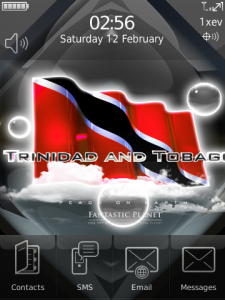 TRINIDAD AND TOBAGO GLAMOROUS WALLPAPER FLAG for blackberry Screenshot