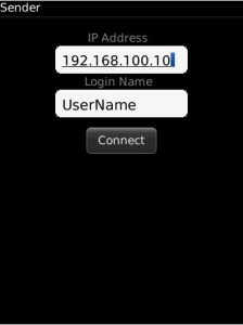 MirrorOp Sender Free for blackberry Screenshot