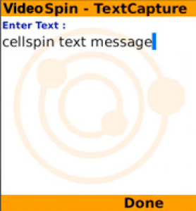 Video Spin for blackberry Screenshot
