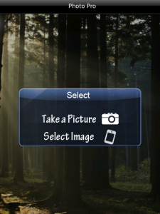 Photo Pro Free for blackberry Screenshot