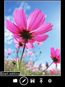 aPic Photo Editor and Photo Effects for blackberry Screenshot