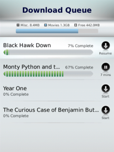 FiOS on Demand for blackberry Screenshot