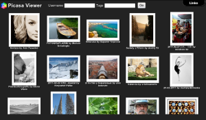 Picasa Viewer for blackberry Screenshot