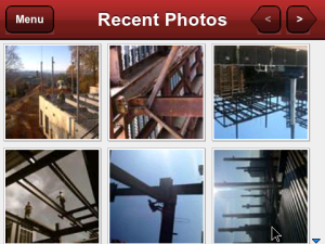 IronWork App for blackberry Screenshot