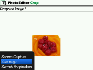 Photo Editor Crop for blackberry Screenshot