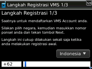 VMS for blackberry Screenshot