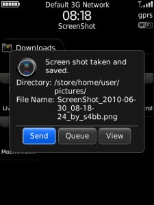 Screen Shot - Capture and grab what shows on your display for blackberry Screenshot