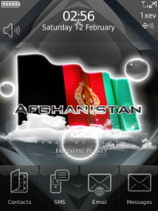 AFGHANISTAN GLAMOROUS WALLPAPER FLAG for blackberry Screenshot