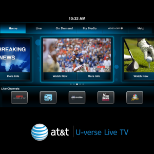 ATT U-verse Live TV for blackberry Screenshot